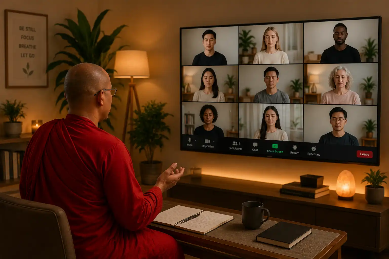Meditate With A Monk - Online Thursday on Zoom